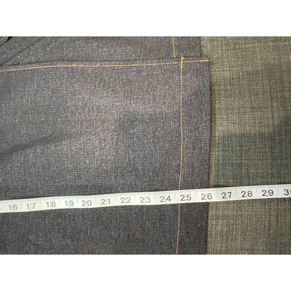 Eci New York NWT Womens Double-Breasted Jacket Grey Contrast Stitching Sz Large - Picture 10 of 11